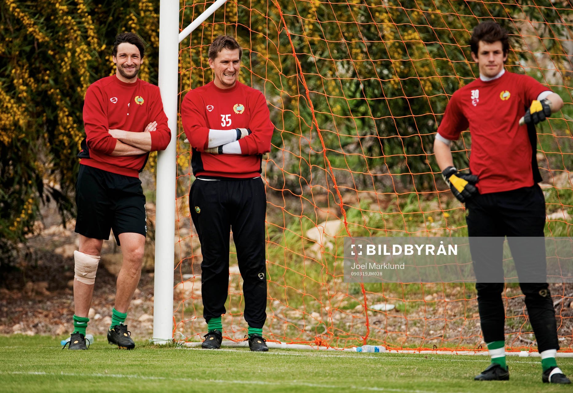 Hammarbys tre målvakter: Rami Shaaban, Kristoffer
