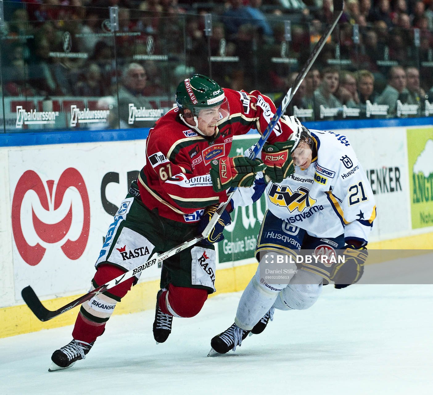 John Pohl, Frölunda. Pasi Puistola, HV71