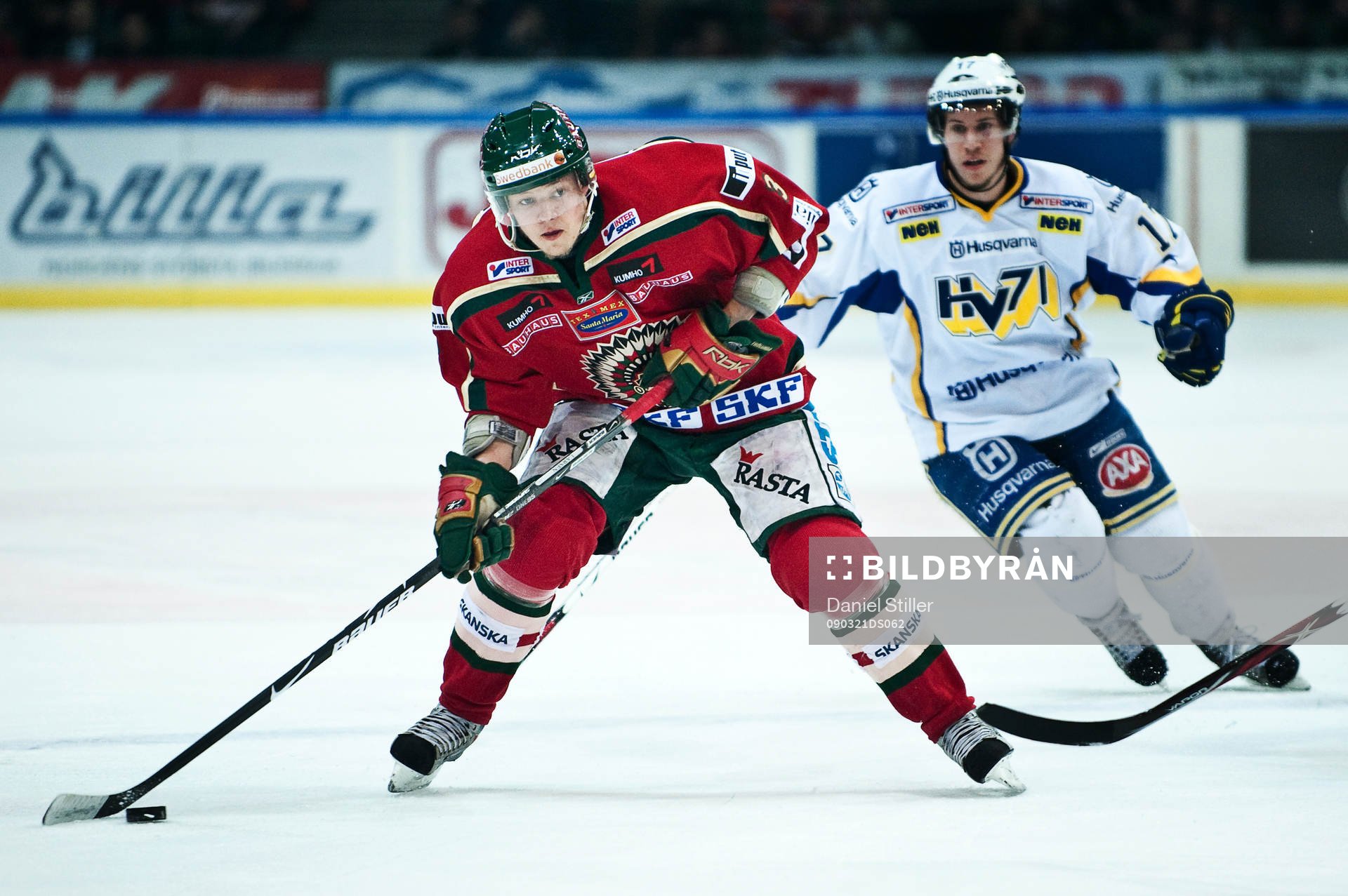 Philip Larsen, Frölunda. Andreas Falk, HV71