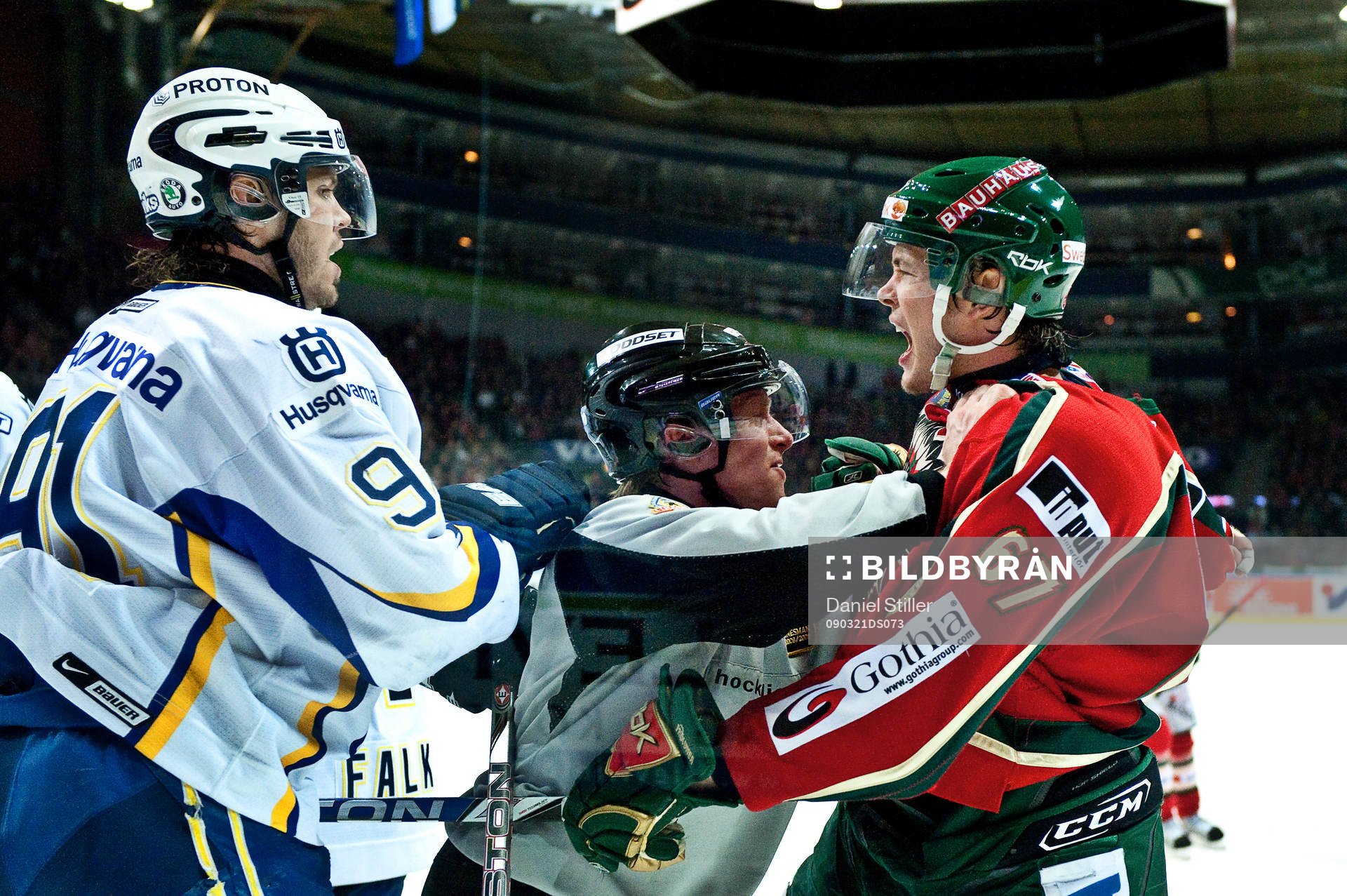 John Pohl, Frölunda. Mattias Tedenby, HV71