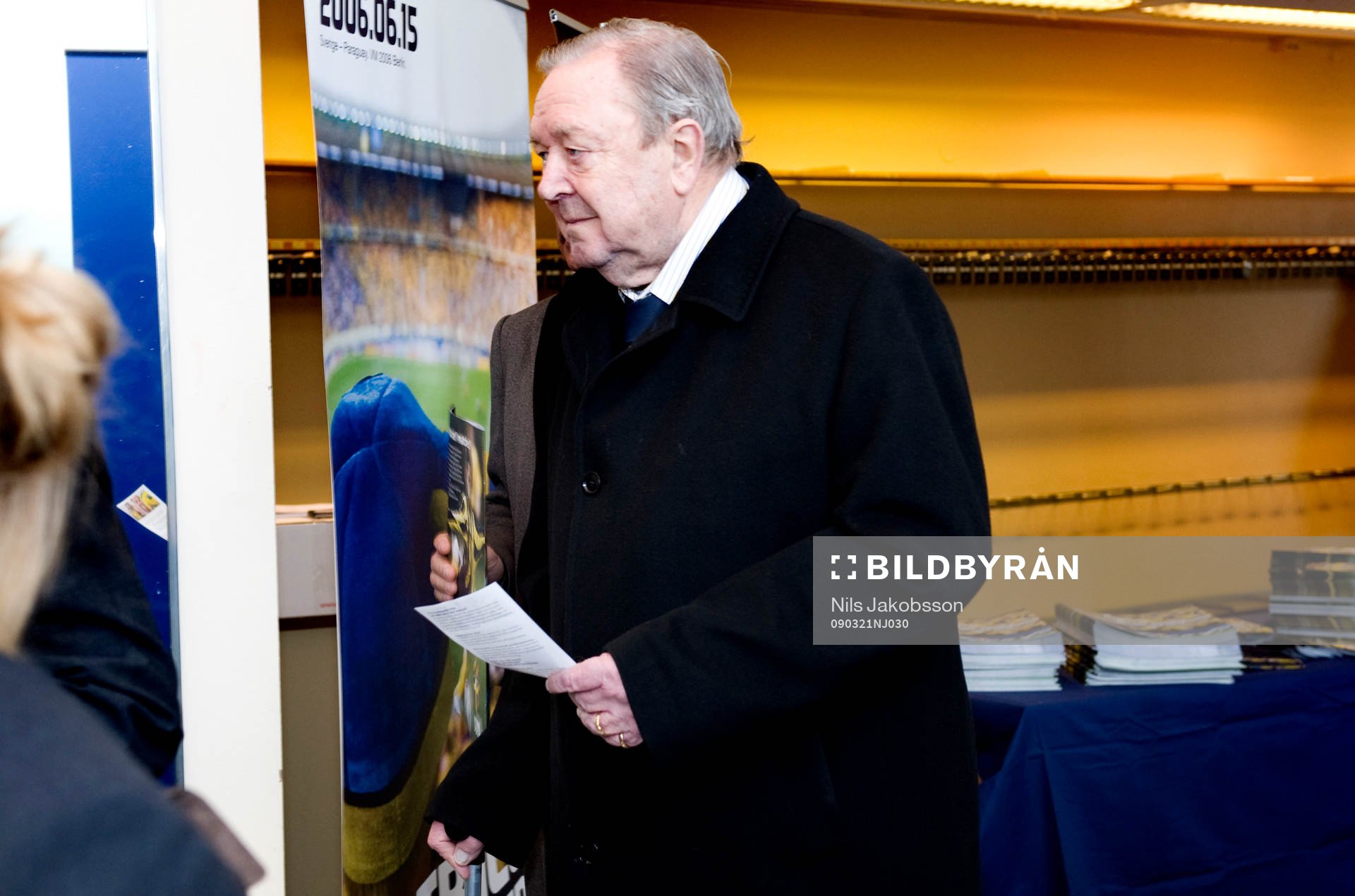 Lennart Johansson anländer