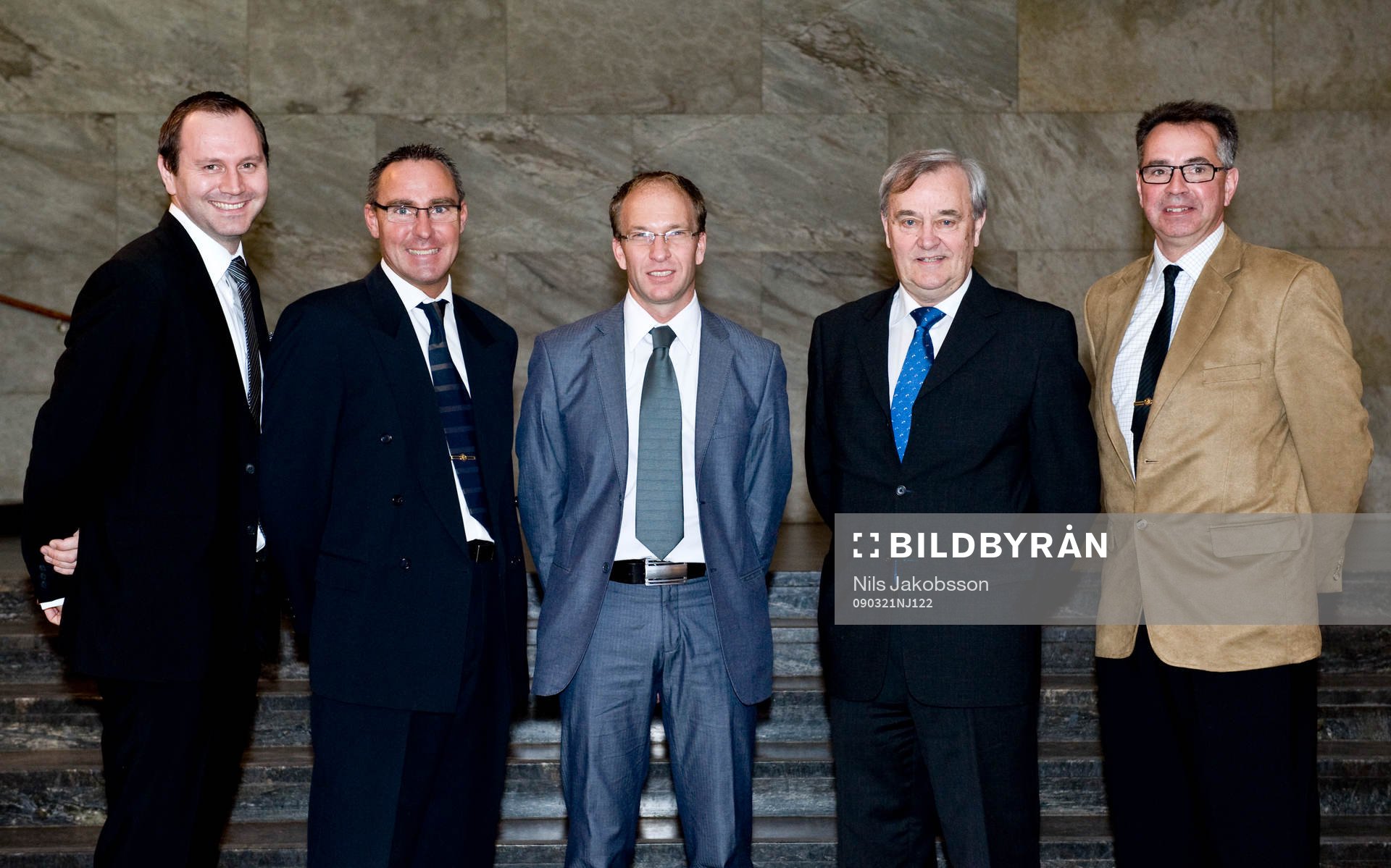   Jonas Eriksson, Joakim Flink, Fredrik Nilsson, Lars-Åke Björk, Lennart Elofsson.