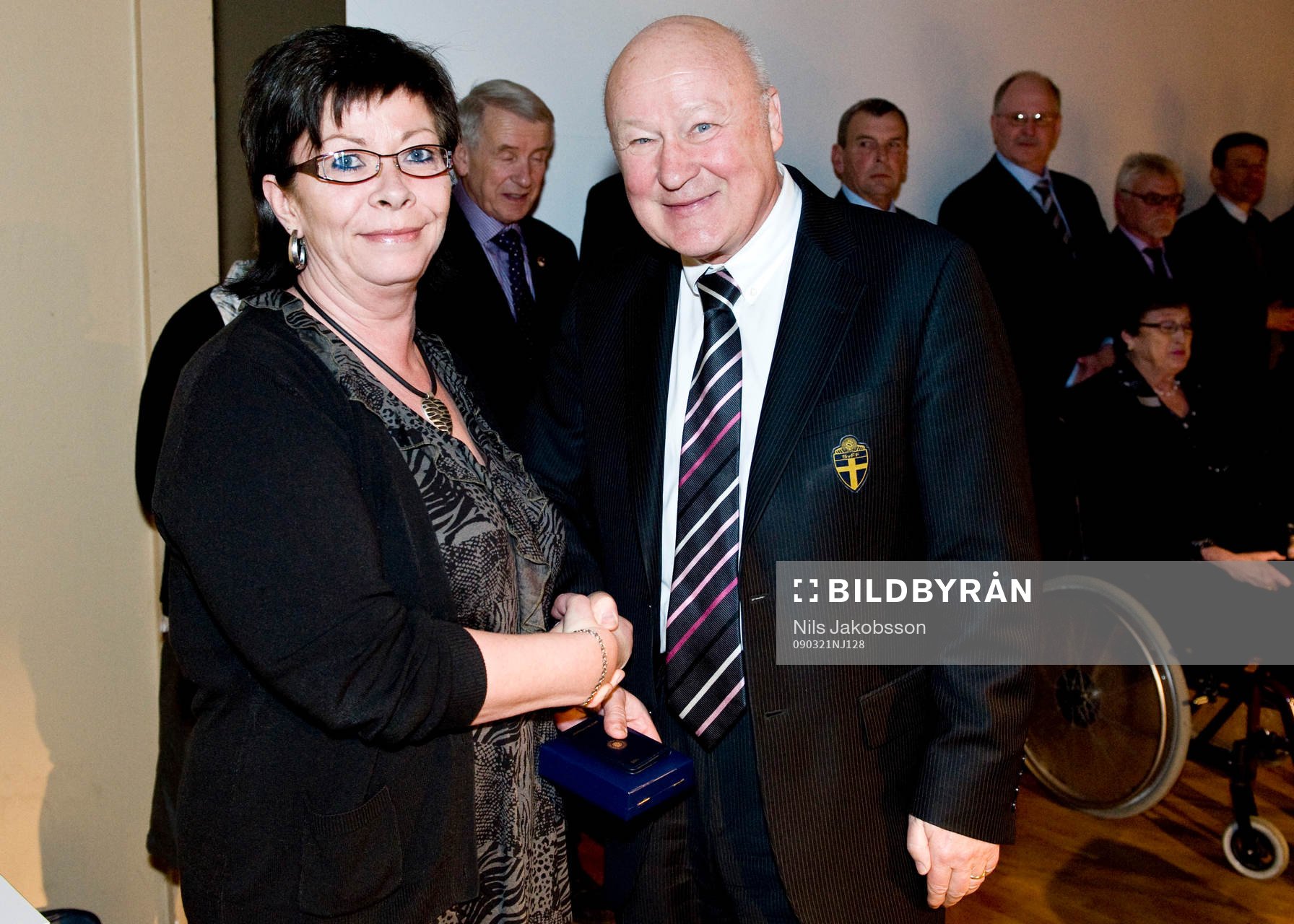    Förtjänsttecken i guld, Barbro Johansson, Sils IF,  Lars-Åke Lagrell.