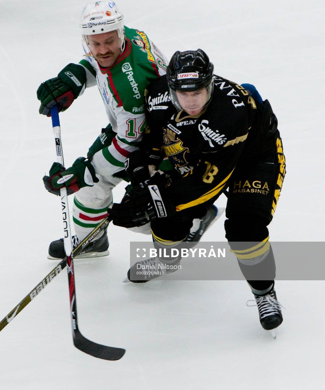 Mikael Gath, Rögle och Patrik Bergström, AIK