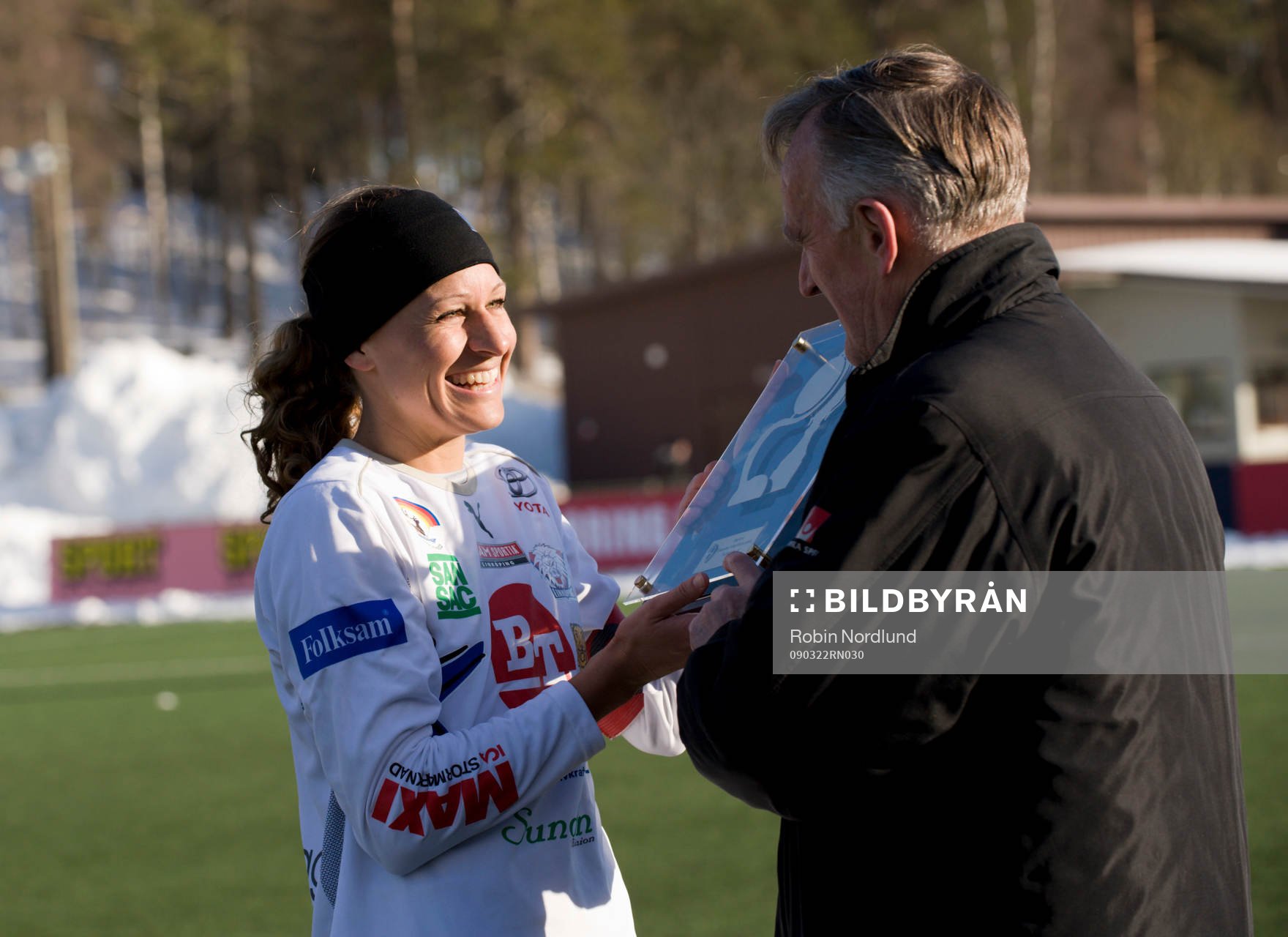 Charlotte Rohlin, Lagkapten Linköping tar emot priset i