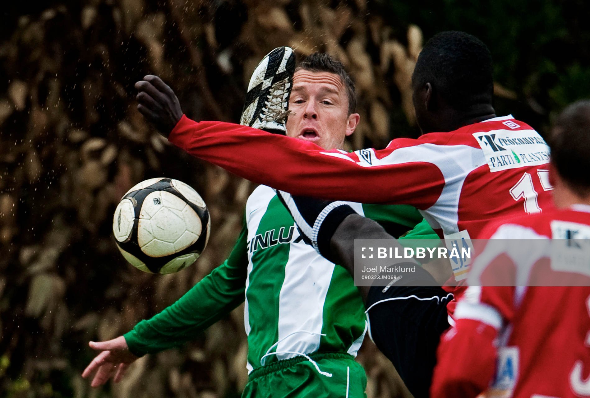 Fredrik Söderström, Hammarby, är nära att träffas i