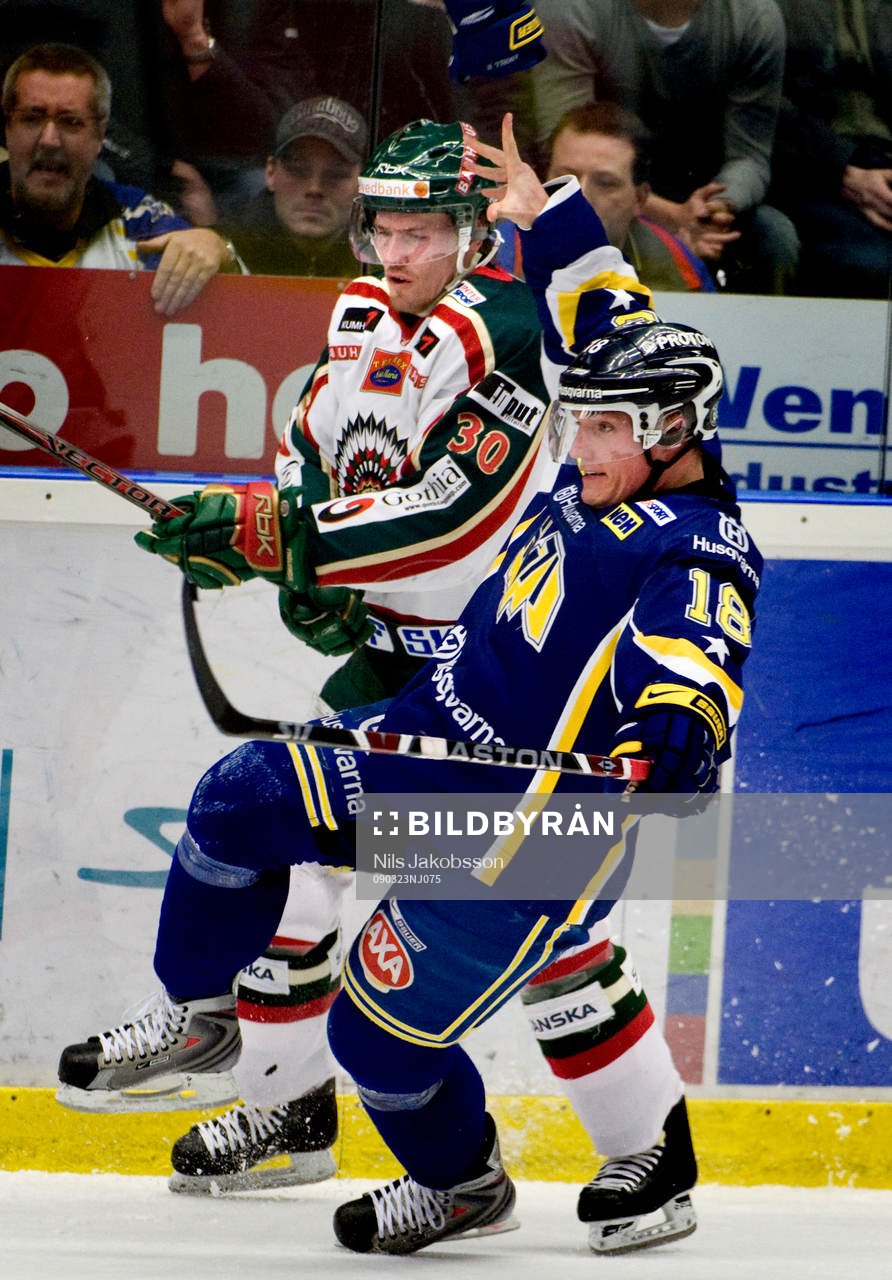 Jonas Johnson, Frölunda, Nicholas Angell, HV71