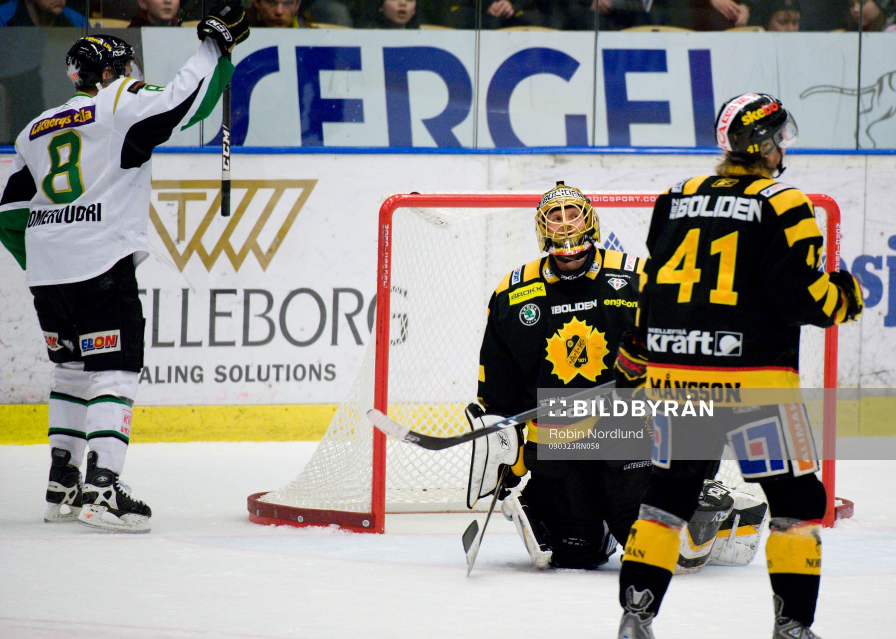 Andreas Hadlöv, Målvakt Skellefteå depp