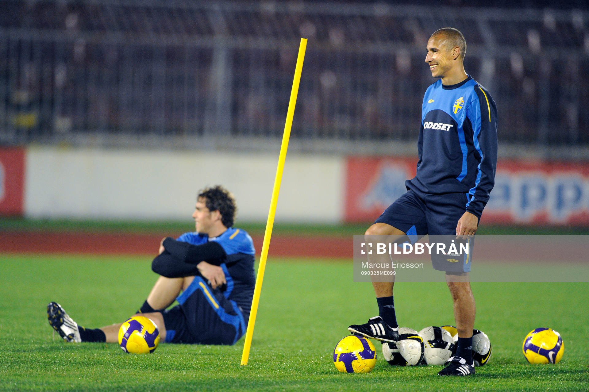 Johan Elmander och Henrik Larsson