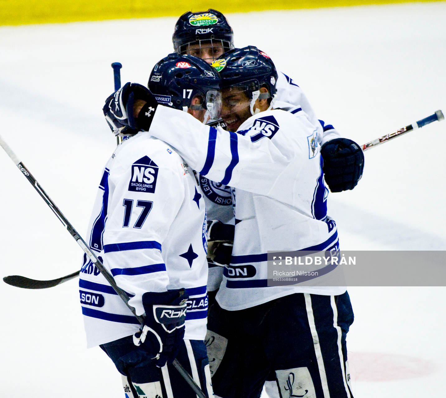 Mikael Karlberg och Pierre-Edouard, Leksand, jubel