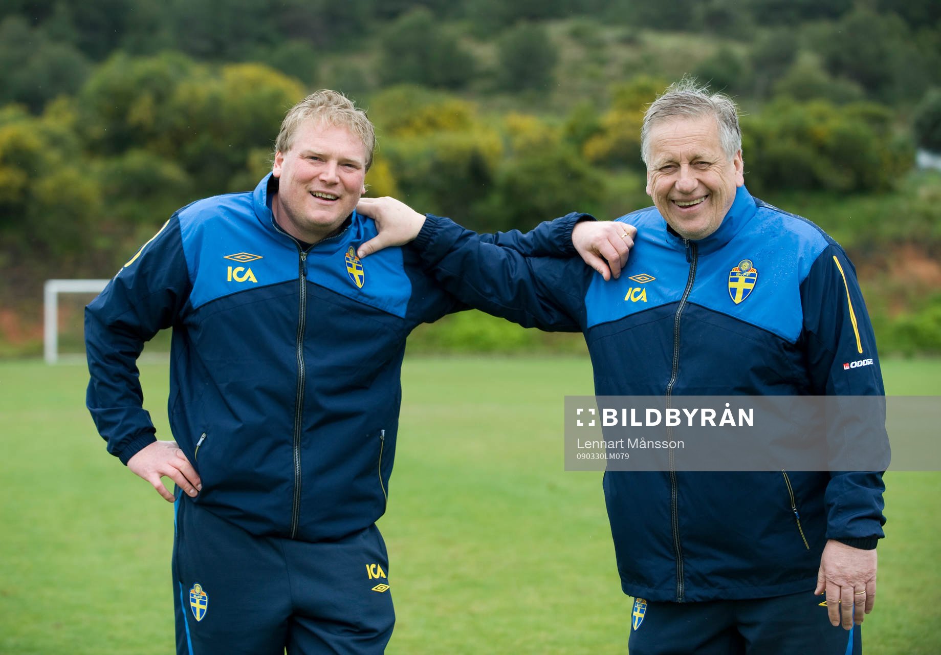 Jörgen Lennartsson och Tommy Söderberg, förbundskapten