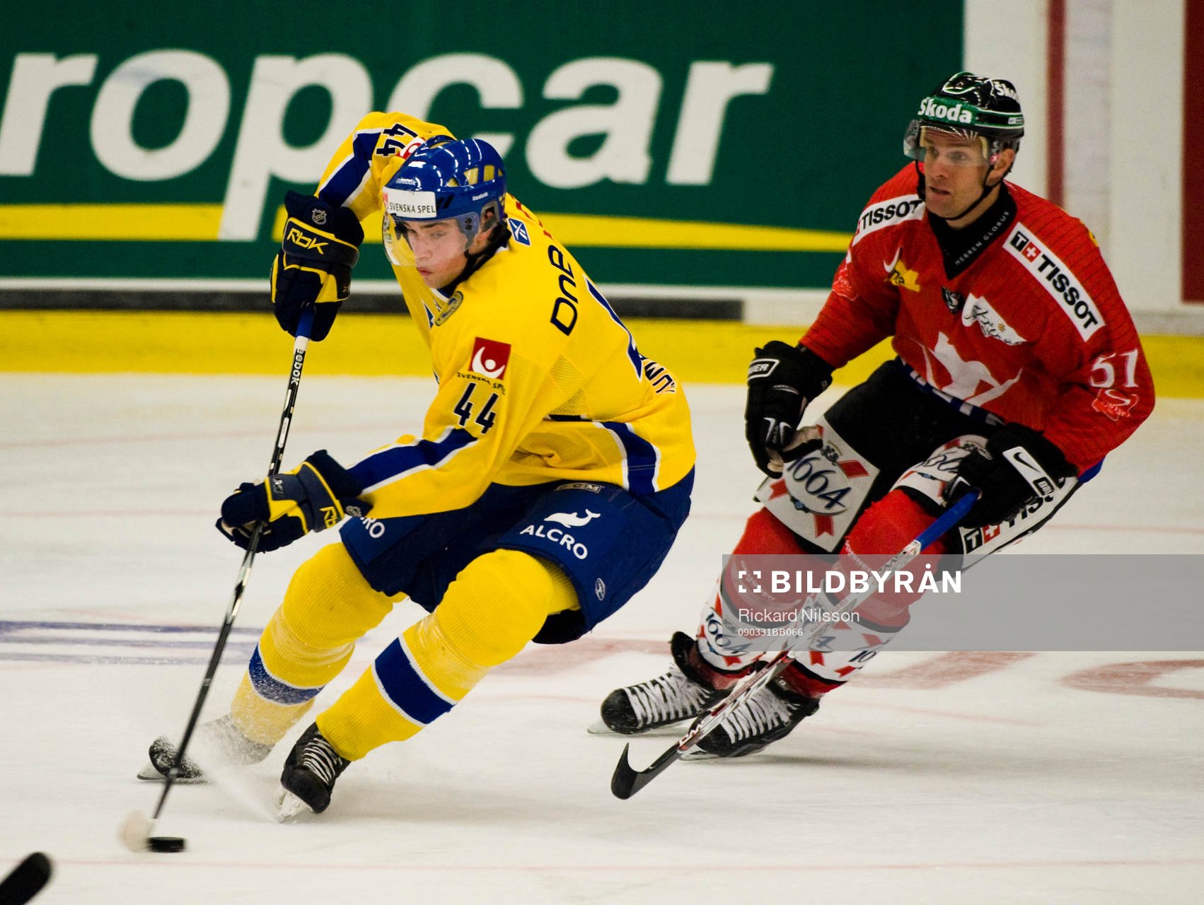 Victor Hedman, Sverige och Ryan Gardner, Schweiz