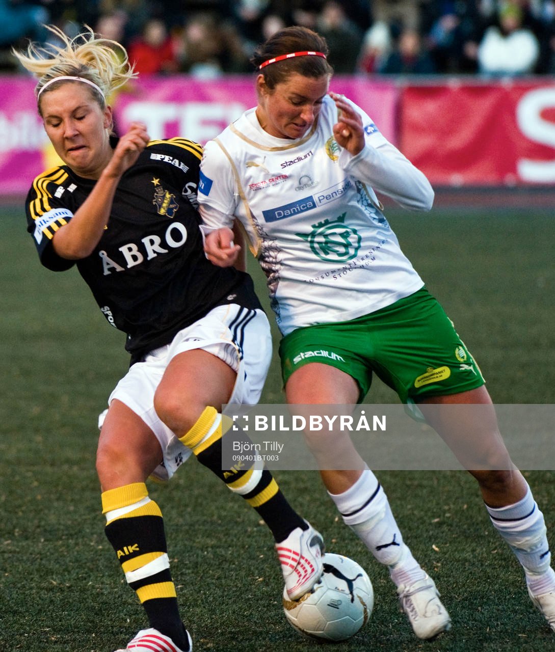 Louise Fors, AIK och Madeleine Tegström, Hammarby
