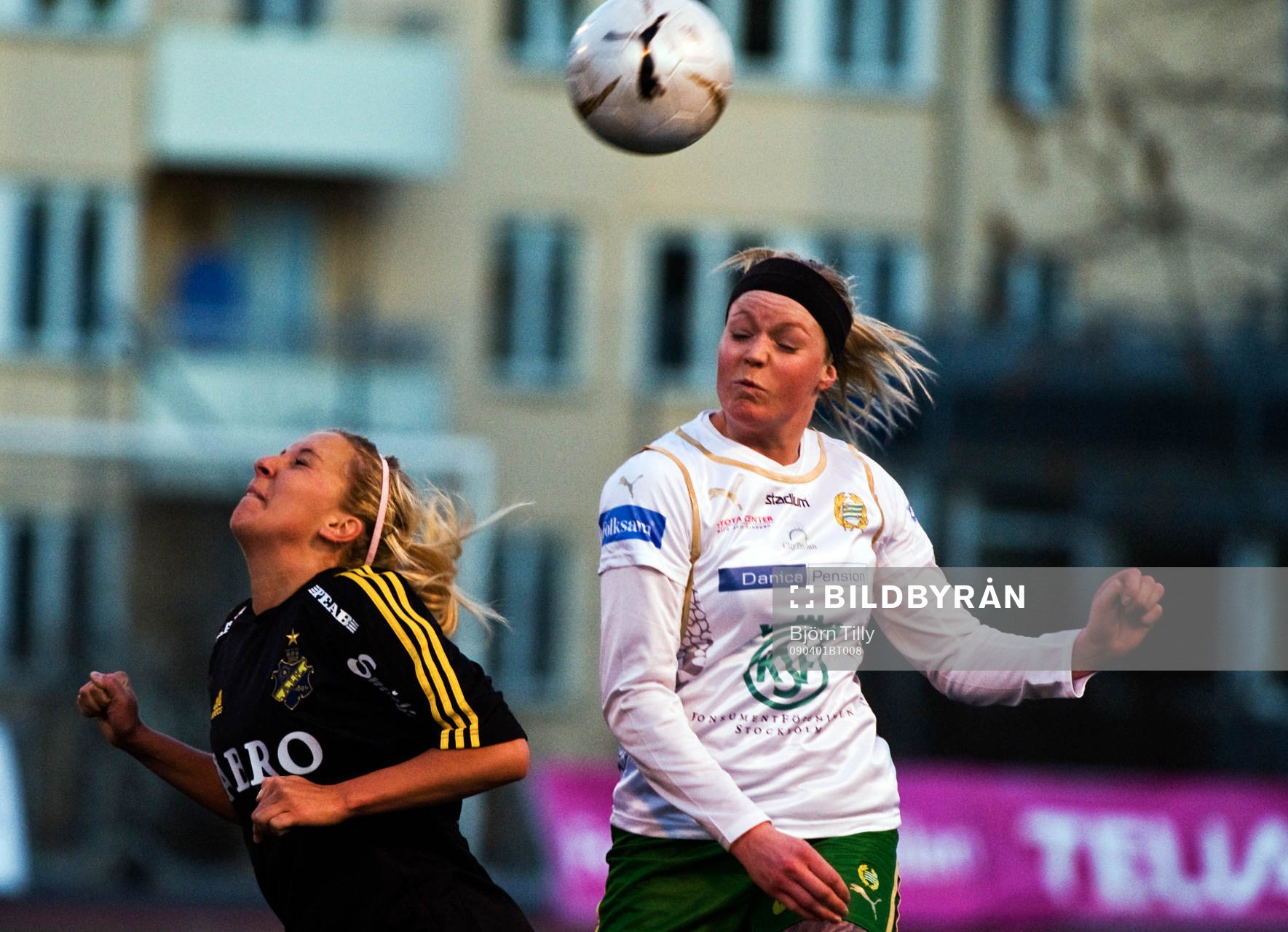  Louise Fors, AIK och Elin Sölveskog, Hammarby.
