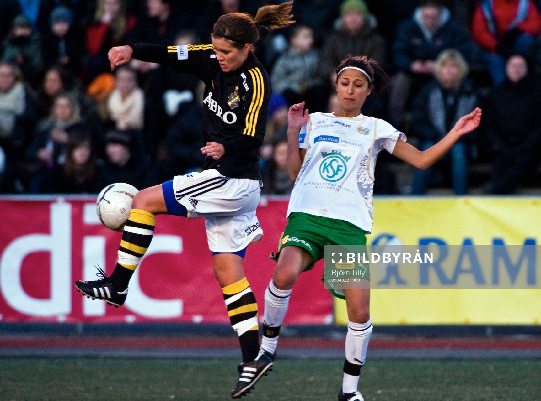 Hanna Folkesson, AIK och Nazanin Vaseghpanah, Hammarby