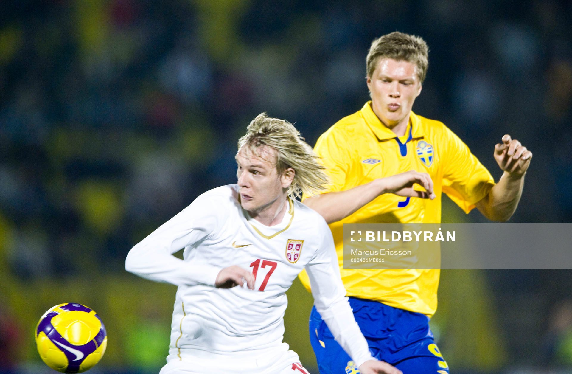 Milos Krasic, Serbien och Victor Elm, Sverige