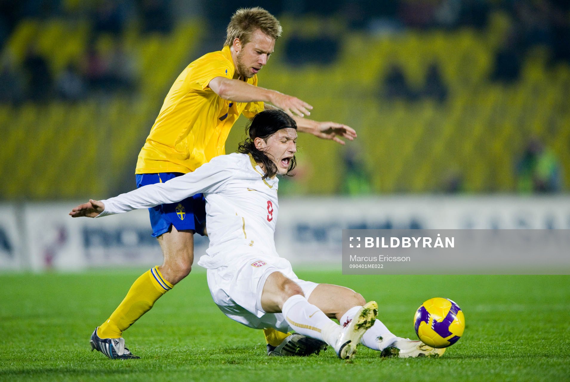 Adam Johansson, Sverige tar hand om Marko Pantelic, Serbien