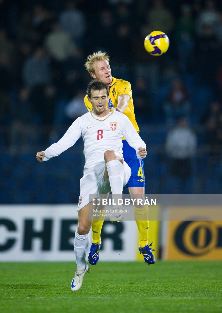 Petter Hansson, Sverige och Danko Lazovic, Serbien