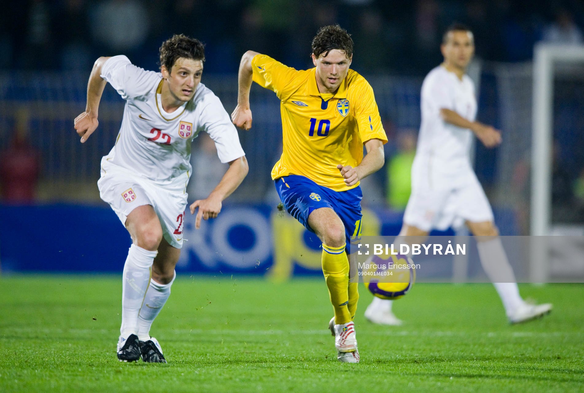 Zdravko Kuzmanovic, Serbien och Marcus Berg, Sverige