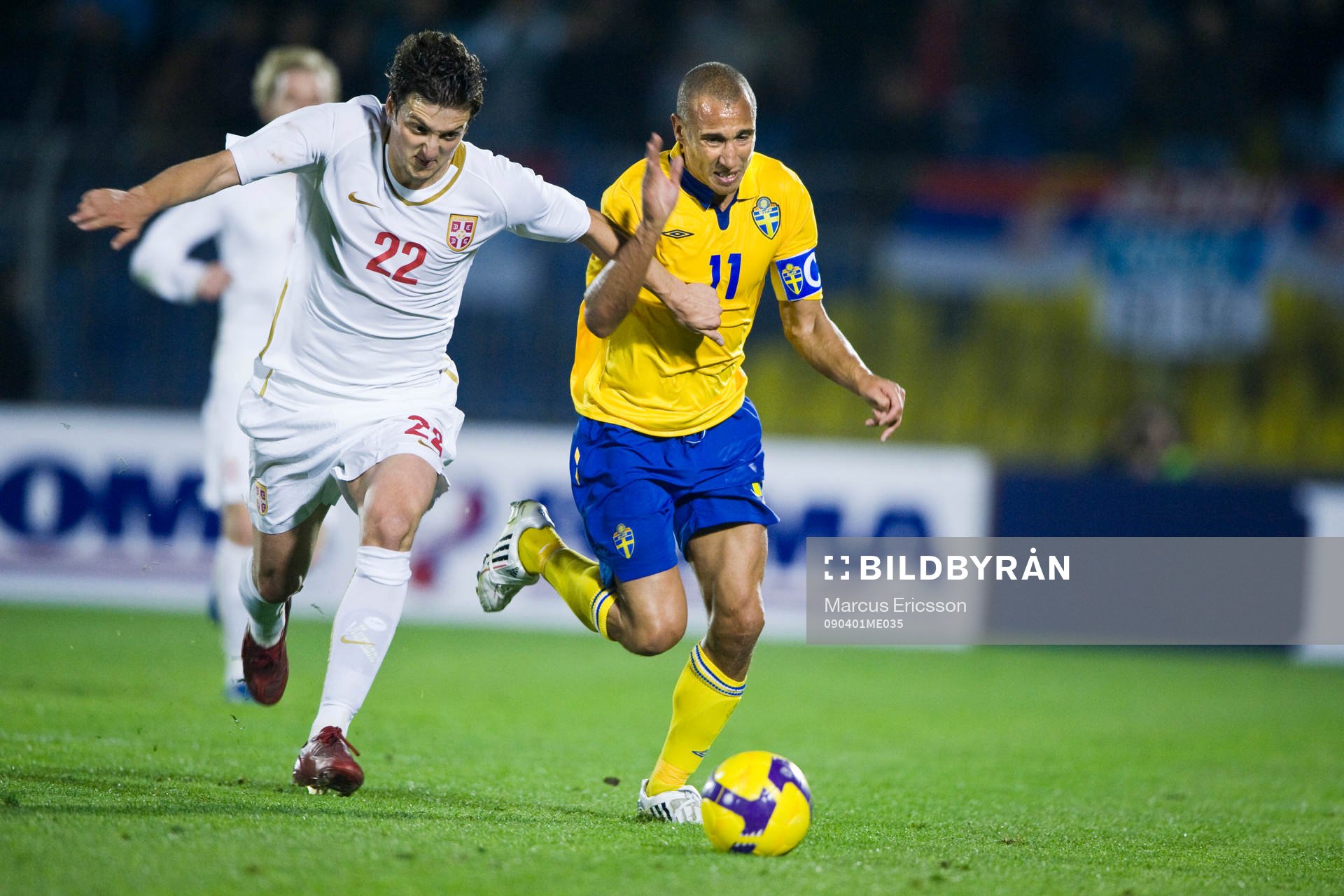 Zdravko Kuzmanovic, Serbien och Henrik Larsson, Sverige