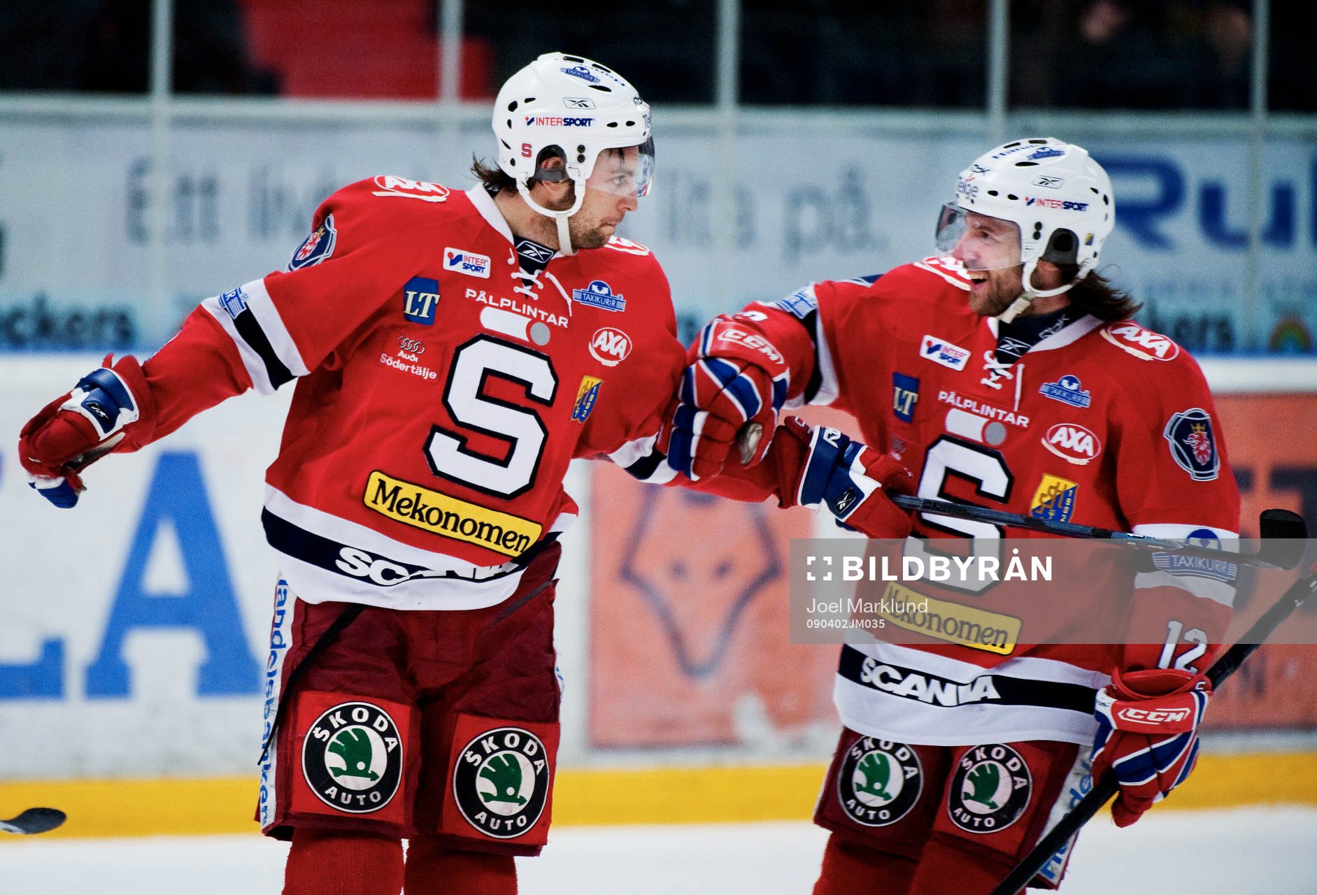 Dragan Umicevic och Daniel Josefsson, jubel