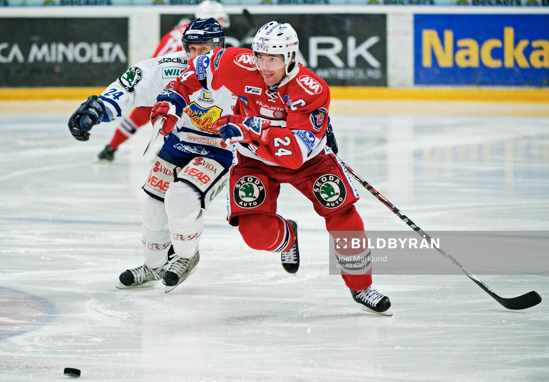 Christian Jacobsson, Växjö, jagar Jörgen Bemström,