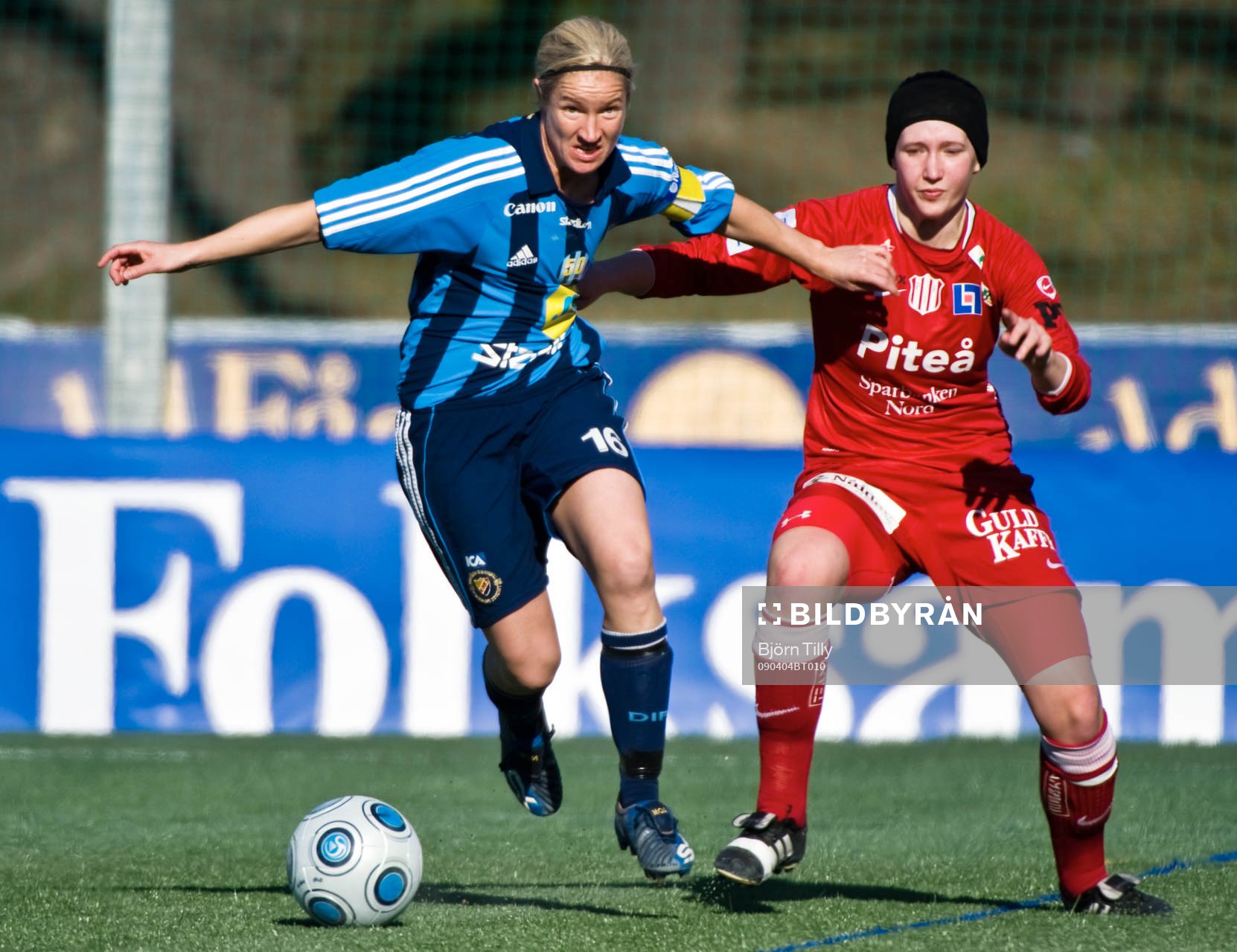 Victoria Svensson, Djurgården och Camilla Johansson, Piteå