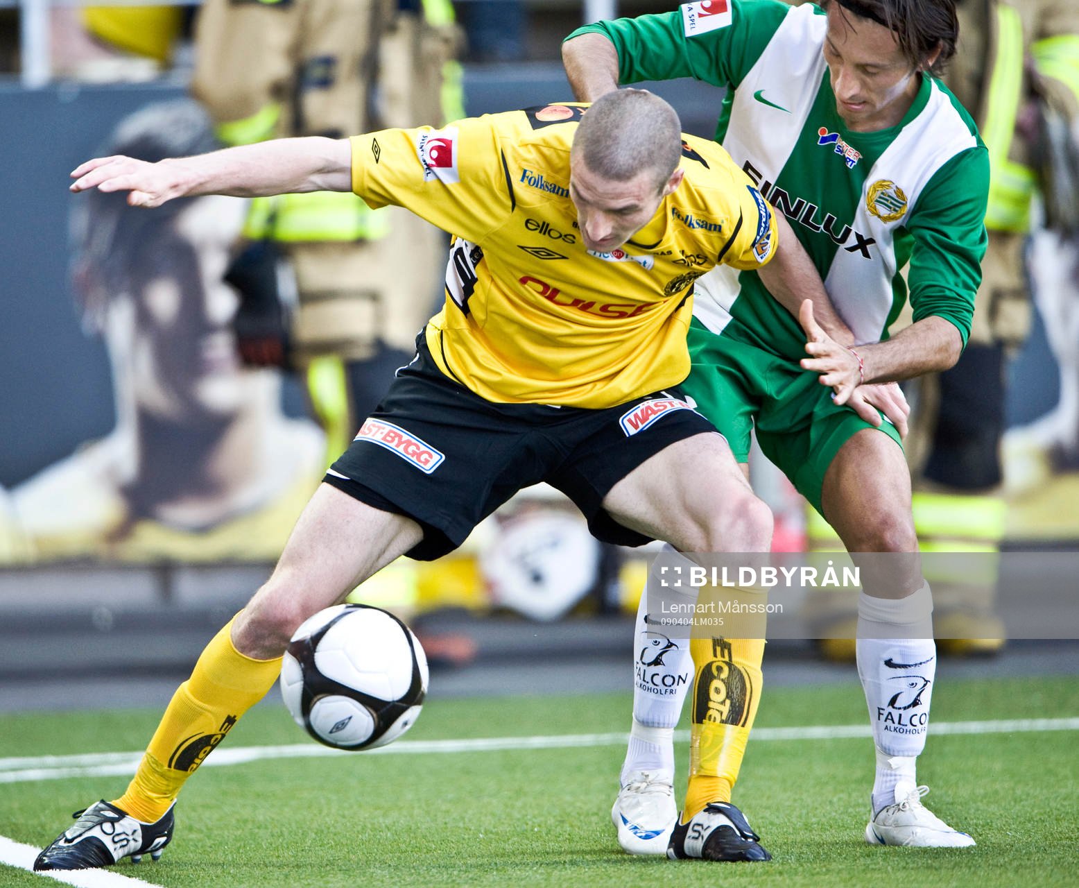 James Keene, Elfsborg är trängd av Louay Chanko, Hammarby