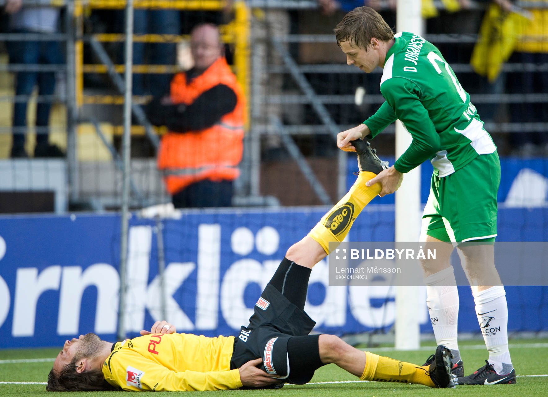 Mathias Florén, Elfsborg får hjälp av David Johansson,