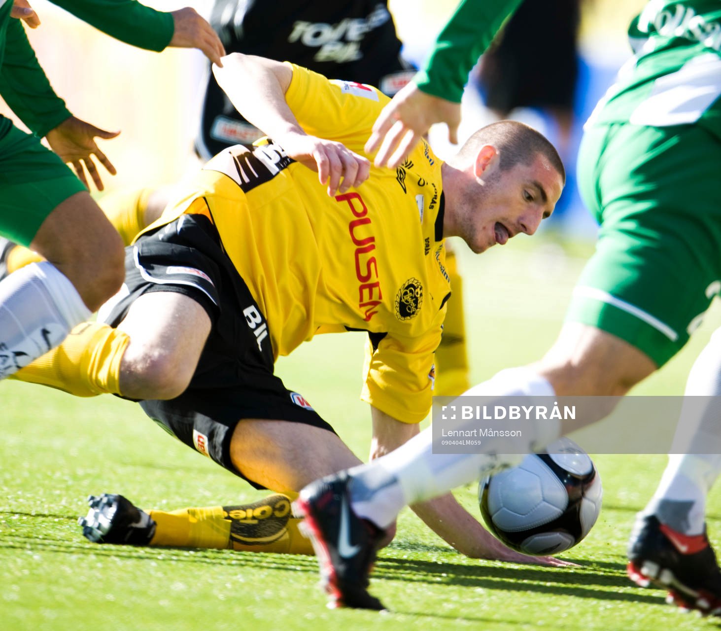 James Keene faller Hammarby-ben