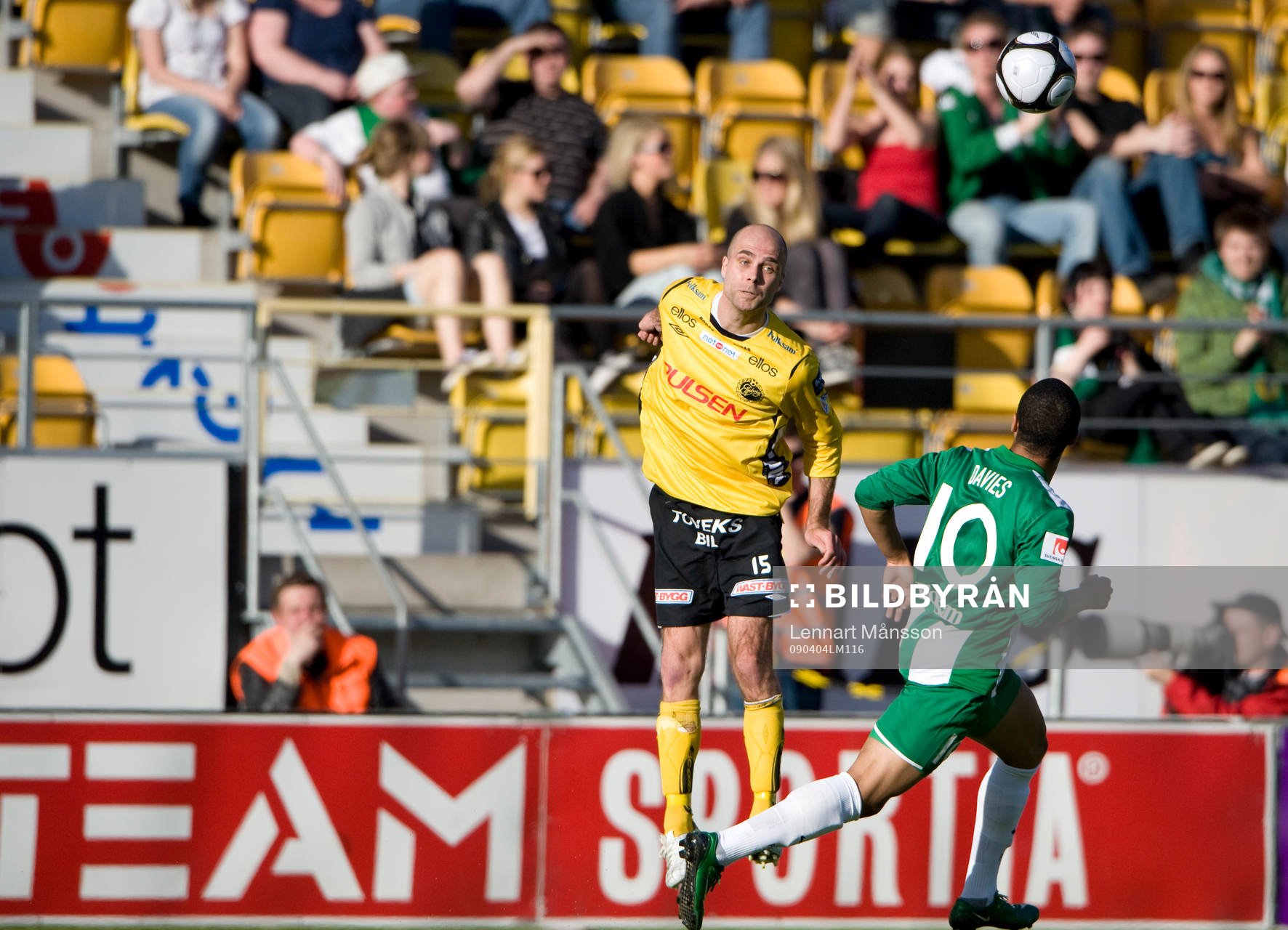  Teddy Lucic, Elfsborg och Charlie Davies, Hammarby. Team Sportia.
