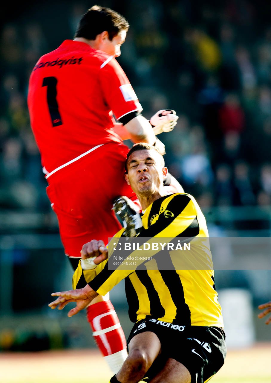 Jonas Sandqvist, målvakt, Malmö FF, Mathias Ranégie,