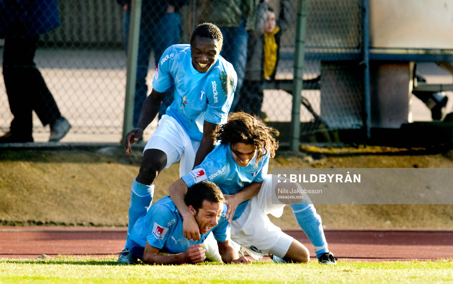 Edward Ofere, Miljan Mutavdzic, Jimmy Durmaz, Malmö FF,