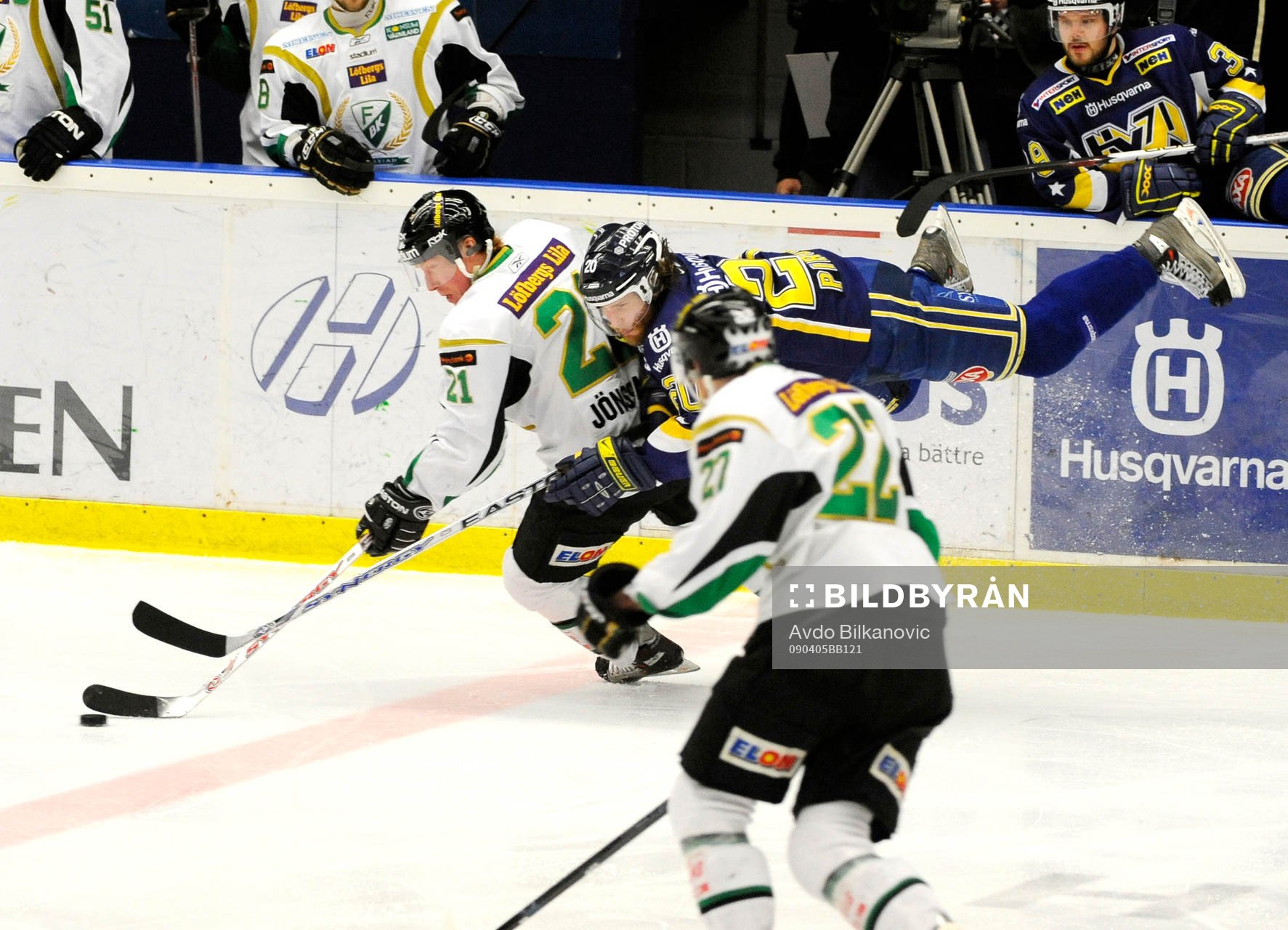 Piros Kamil, HV71, hänger inte med Jörgen Jönsson,