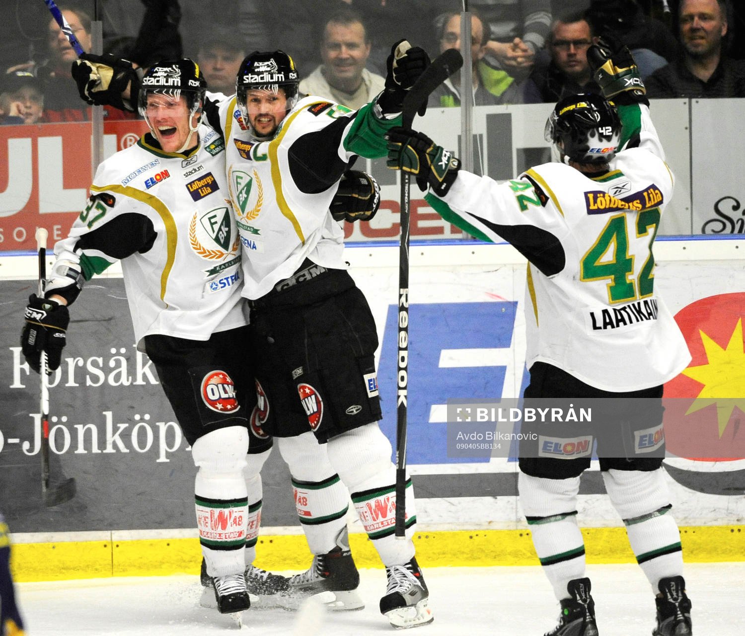 Rickard Wallin, Goren Lee, Färjestad, jubel