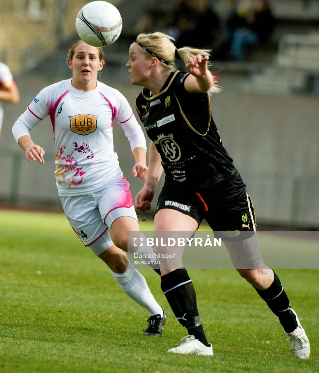  Manon Melis, Ldb och Elin Sölveskog, Hammarby.