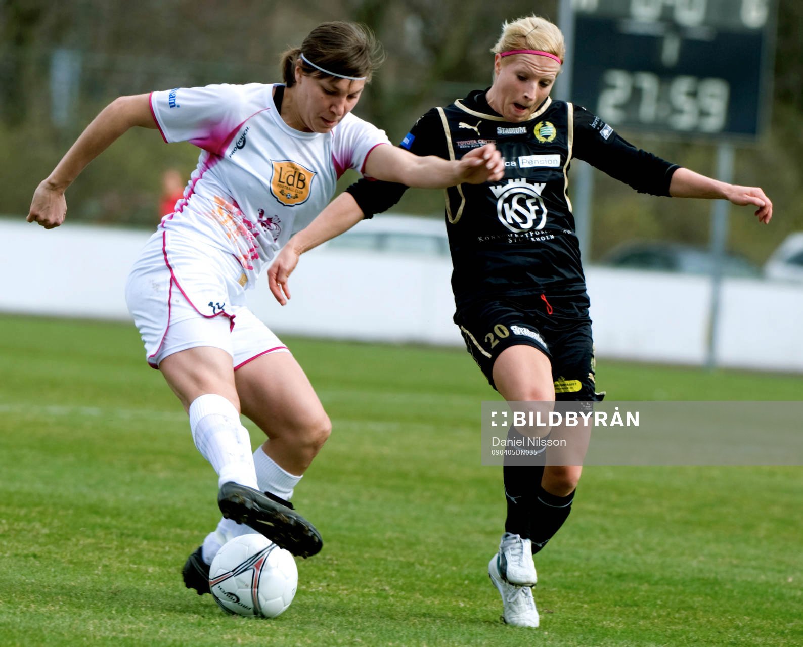 Linda Forsberg, Ldb och Annica Svensson, Hammarby