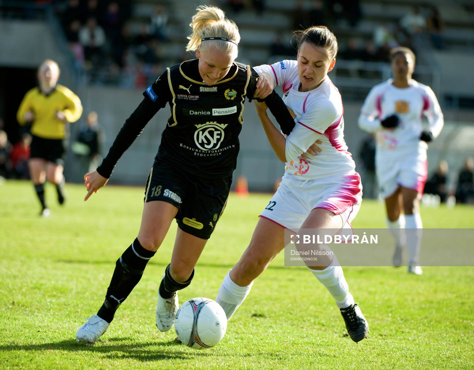 Nera Smajic, Ldb och Anna Lindblom, Hammarby