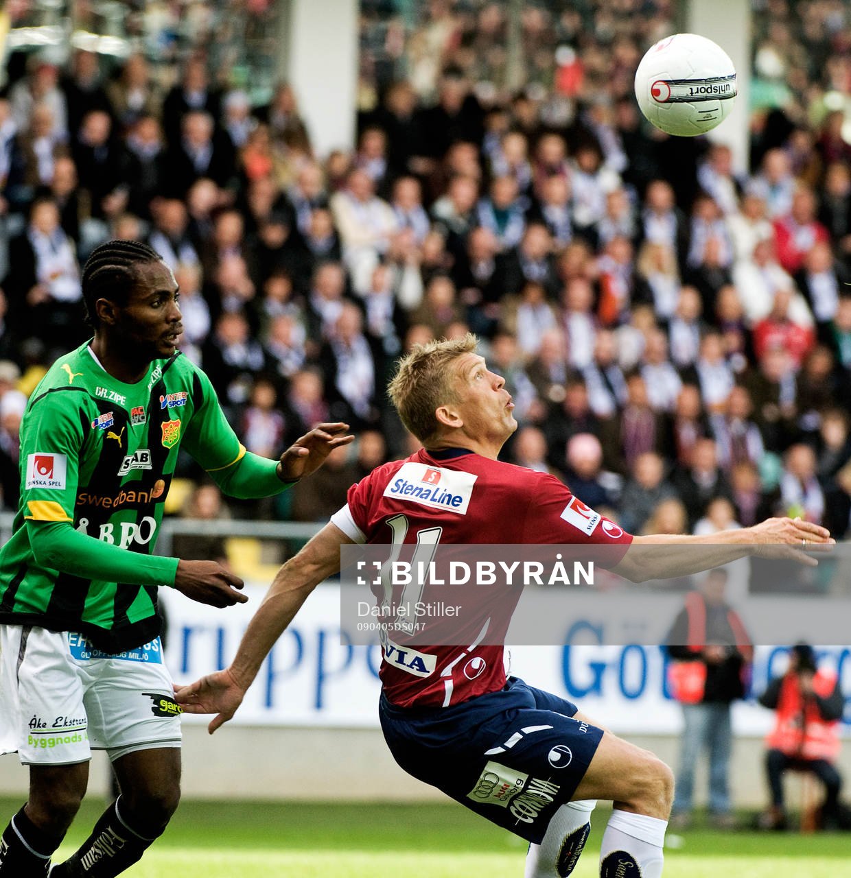 Marcus Allbäck, Örgryte. Richard Ekunde, Gais