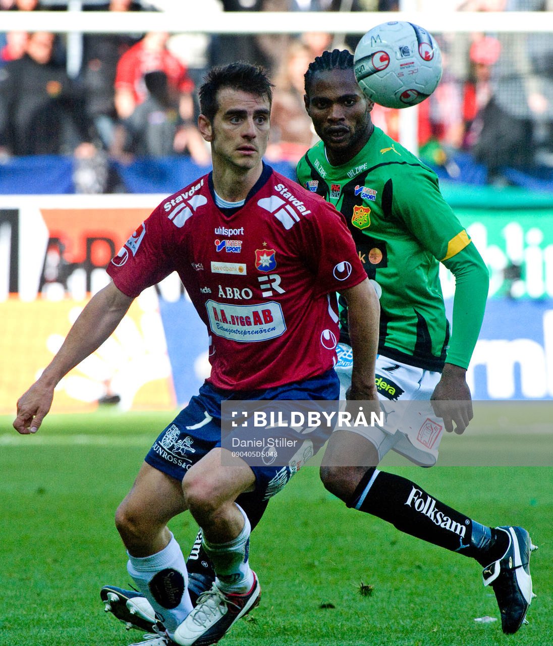 Björn Anklev, Örgryte. Richard Ekunde, Gais
