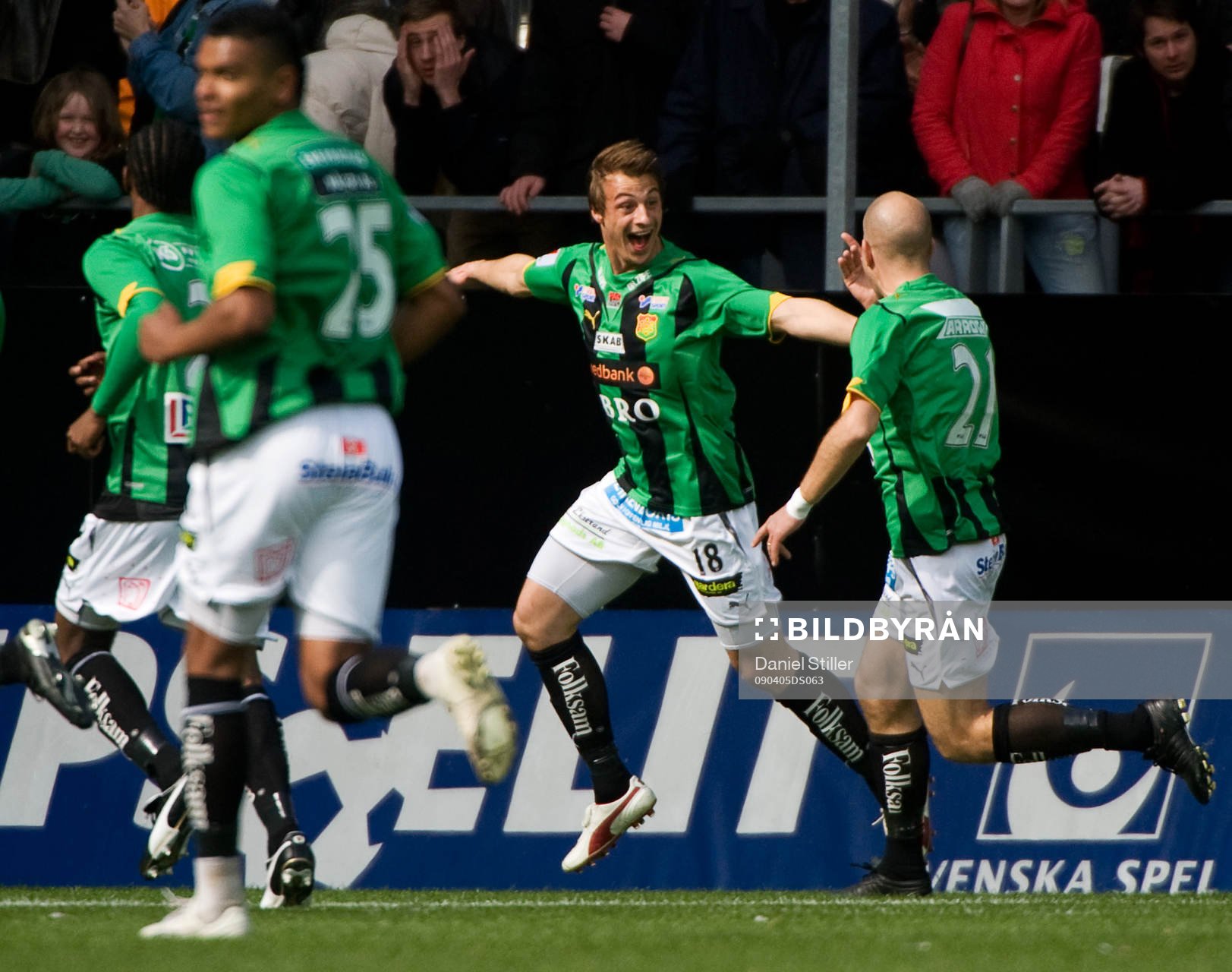 Pär Ericsson, Gais, jubel