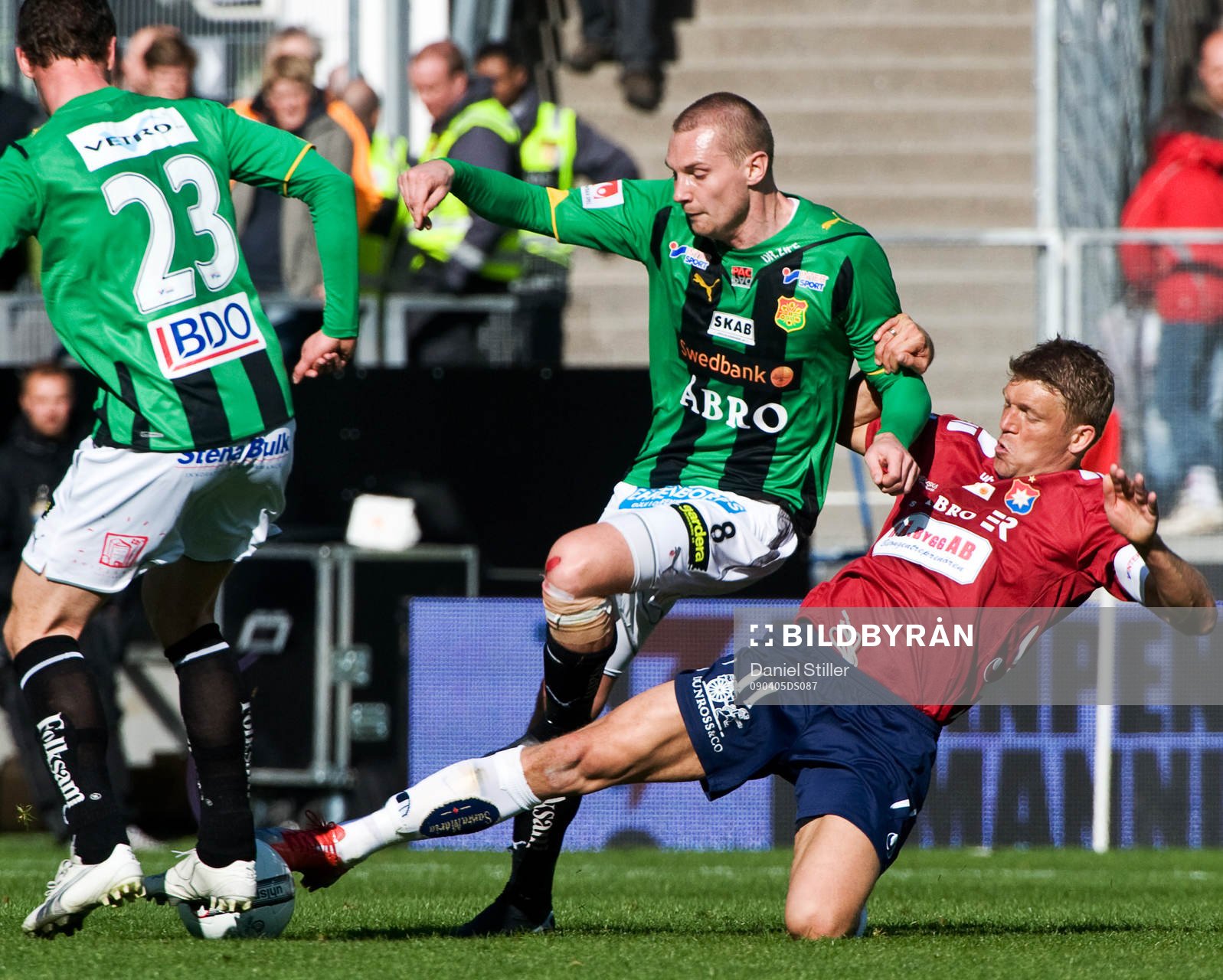 Marcus Allbäck, Örgryte. Richard Spong, Gais