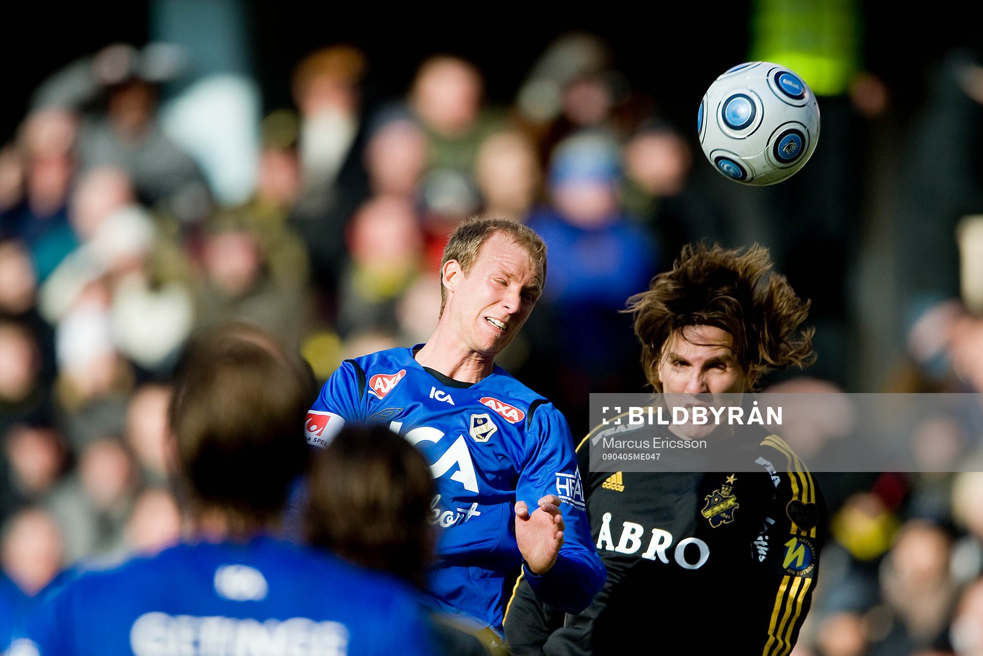 Andreas Johansson, Halmstad och Nil-Eric Johansson, AIK