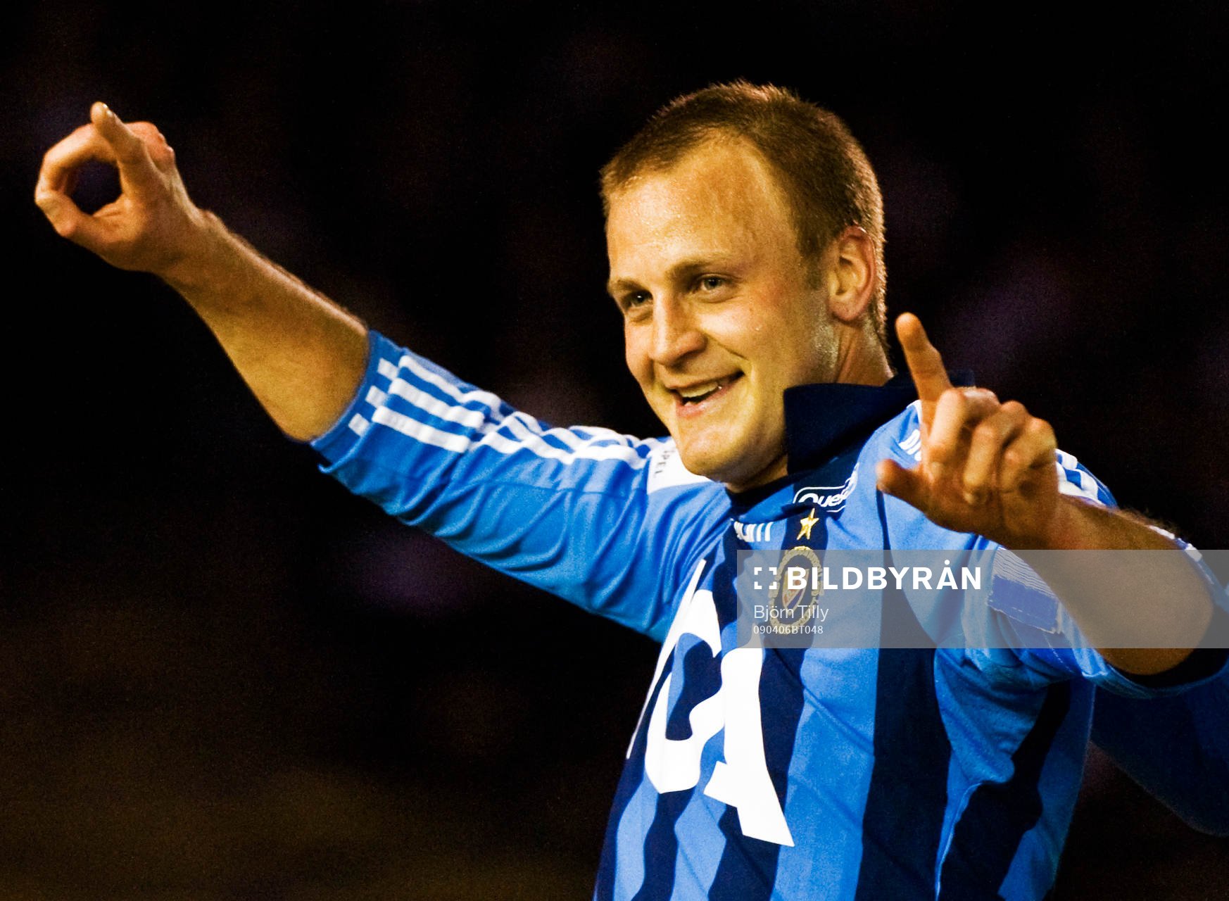 Daniel Sjölund jubel