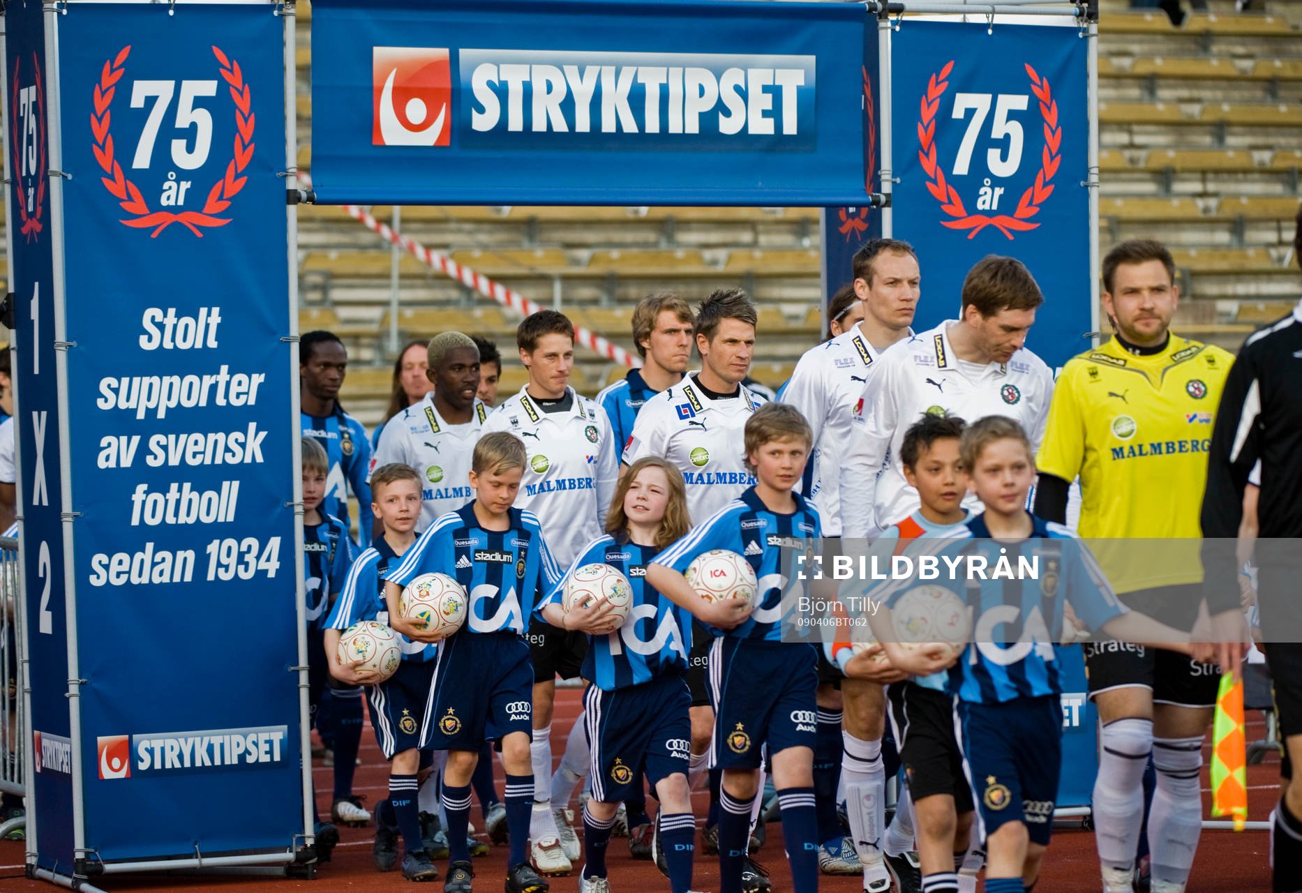 Inmarsch, entré, Svenska Spel