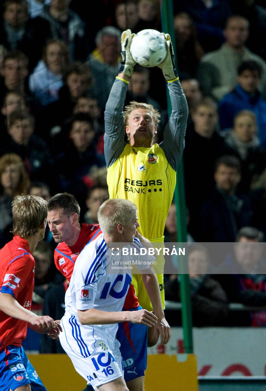 Pär Hansson, målvakt, Helsingborg, gjorde succé