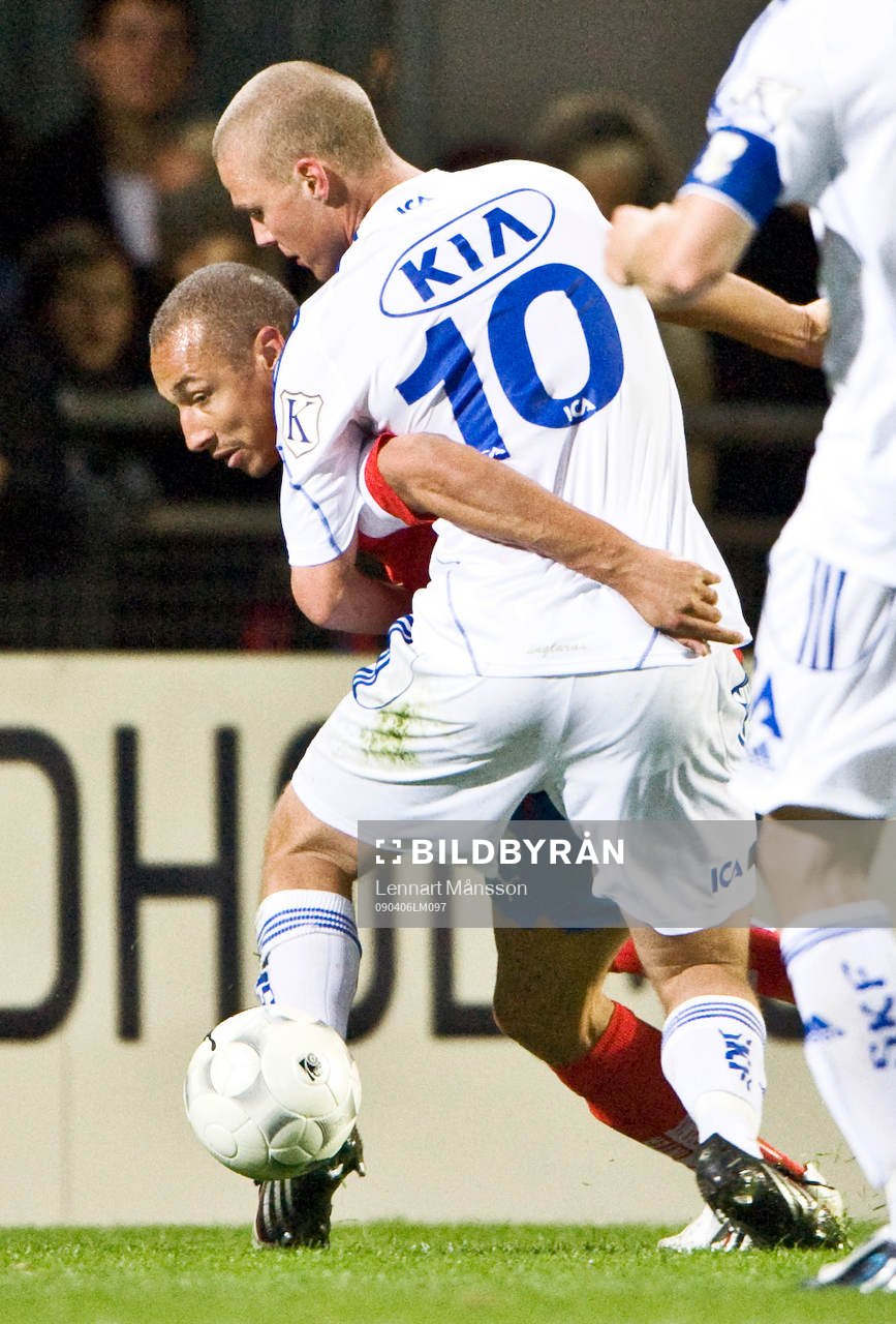 Henrik Larsson, Helsingborg och Ragnar Sigurdsson, Göteborg