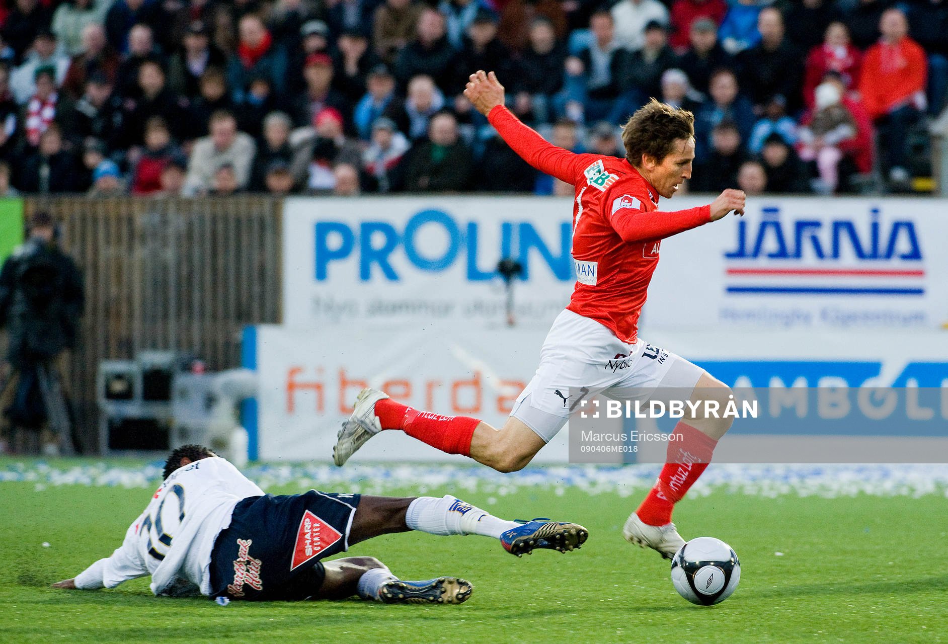 Jimmie Augustsson, Kalmar tacklas av Yannick Bapupa, Gefle