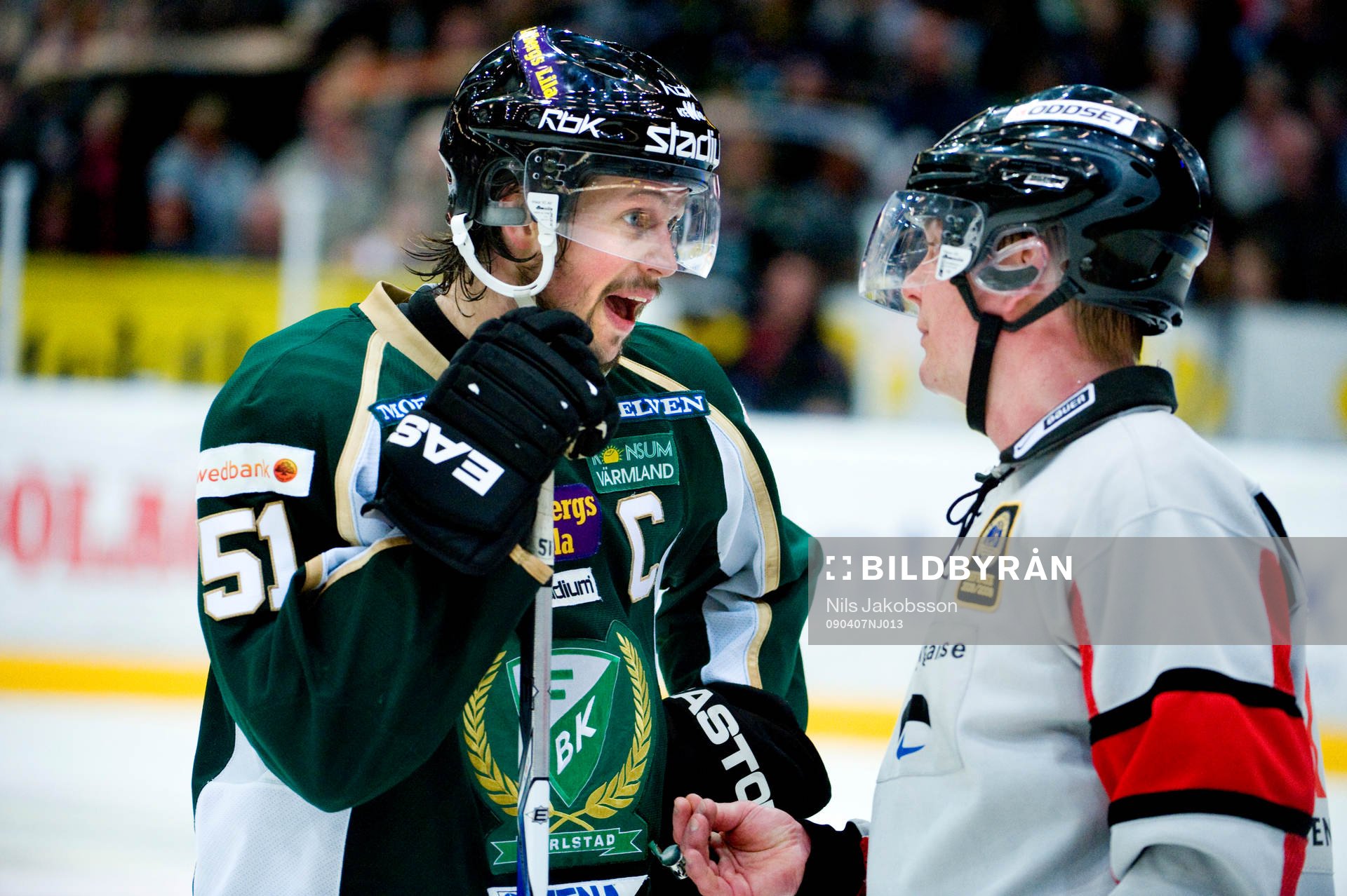 Rickard Wallin, Färjestad, Marcus Winnerborg, domare