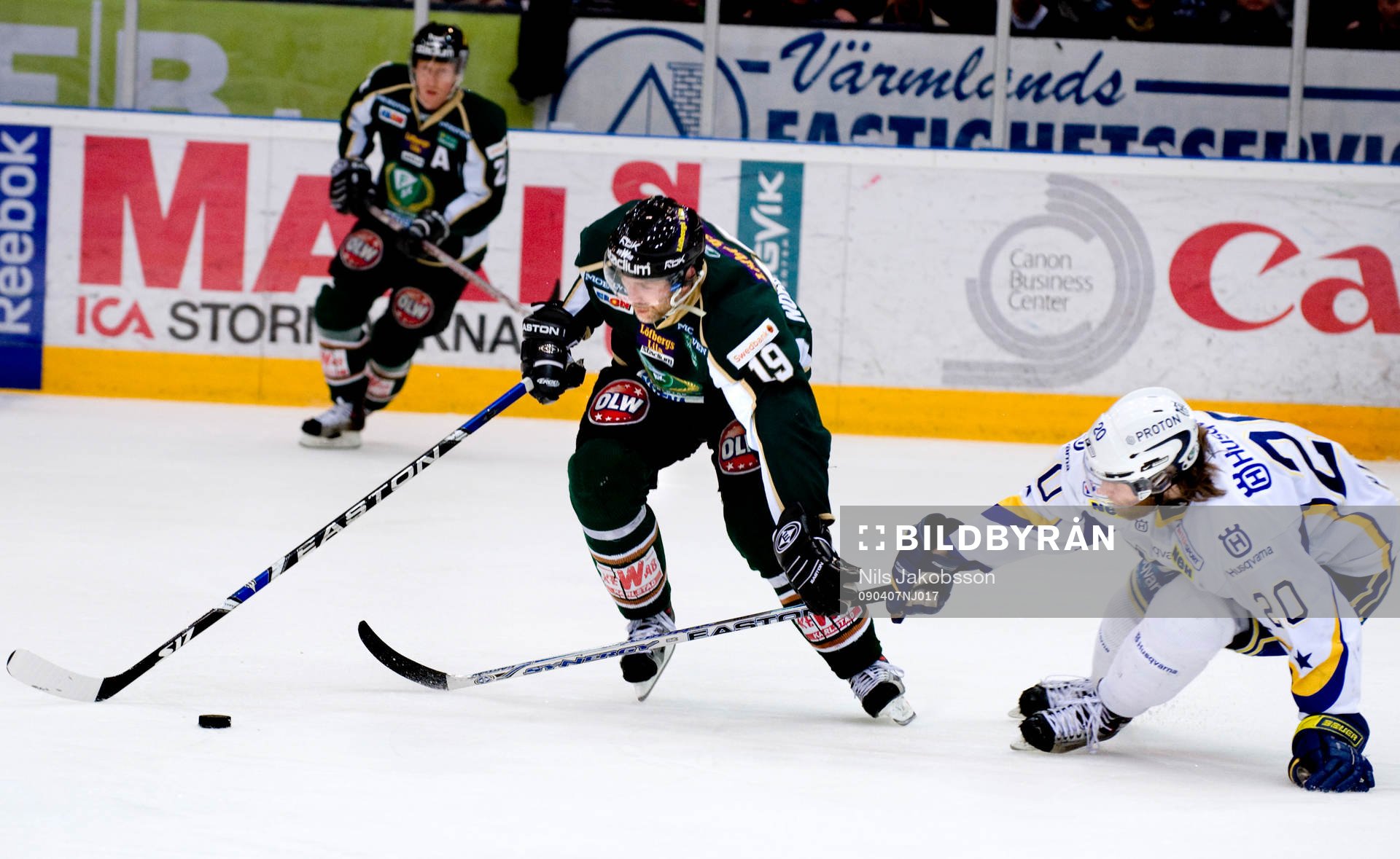 Peter Nordström, Färjestad, Kamil Piros, HV71